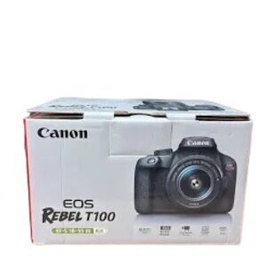 Canon Black Digital Camera EOS Rebel T100